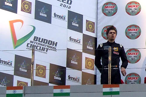 Podium Sam Dejonghe